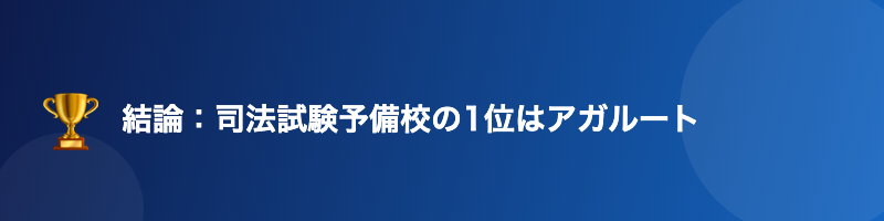 司法試験予備校ランキング1位アガルート