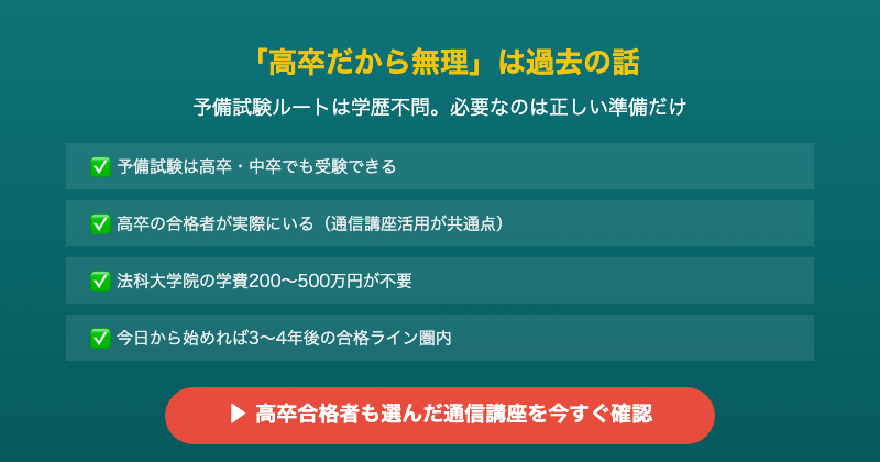 高卒司法試験CTA