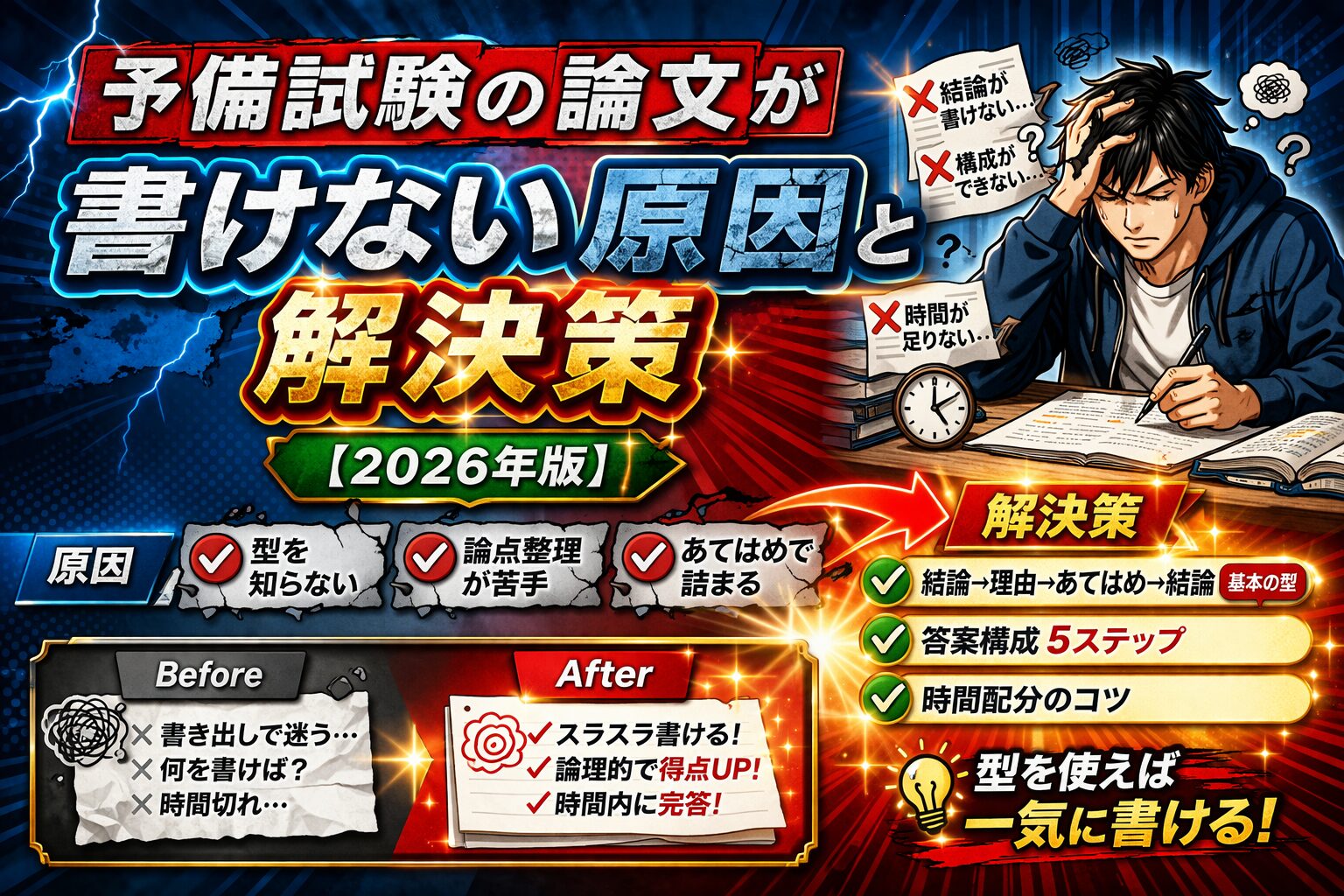 予備試験の論文解決法