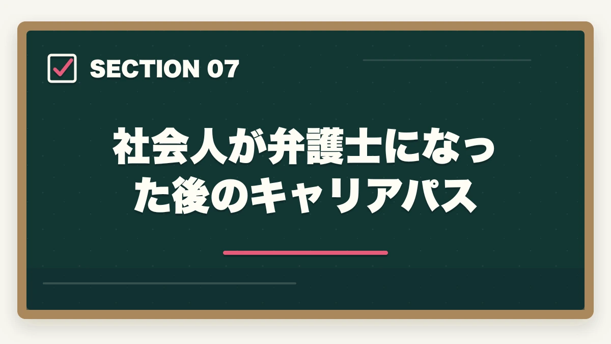 社会人が弁護士になった後のキャリアパス｜社会人・働きながら弁護士を目指す方法｜予備試験ルートの時間管理と学習戦略の図解