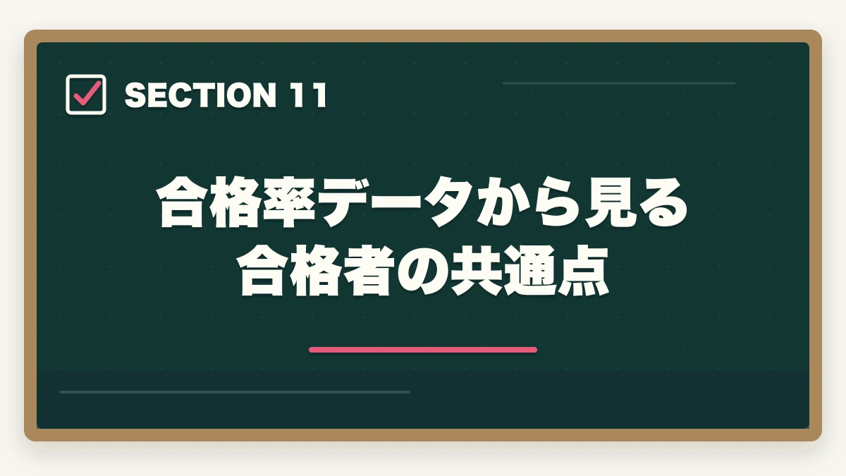 合格率データから見る合格者の共通点｜司法試験・予備試験の合格率推移10年分析｜難化傾向と最新合格戦略【2026年版】の図解