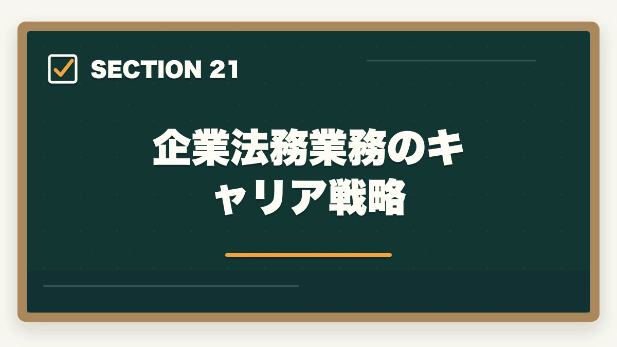 企業法務業務のキャリア戦略｜弁護士の企業法務業務完全ガイド｜顧問契約で年収2000万円達成戦略【2026年版】の図解