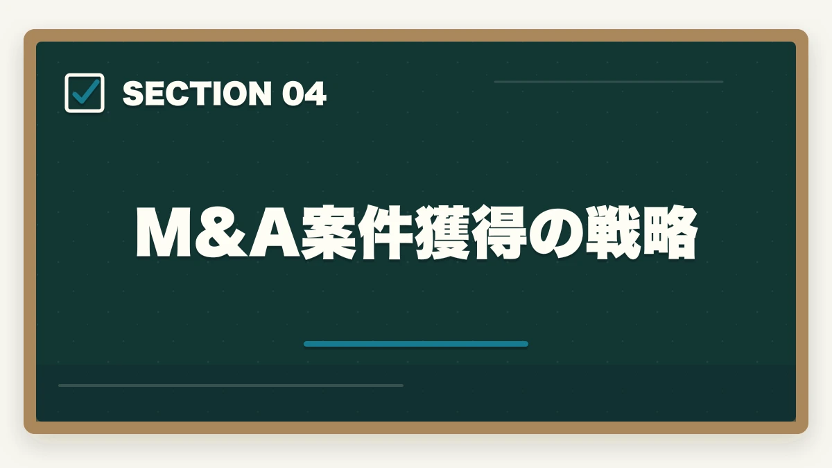 M&A案件獲得の戦略|弁護士のM&A業務完全ガイド|事業承継で年収5000万円達成戦略【2026年版】の図解