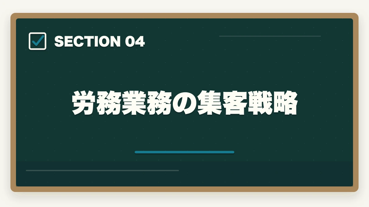 労務業務の集客戦略｜弁護士の労務業務完全ガイド｜労使紛争・人事労務で年収2000万円【2026年版】の図解