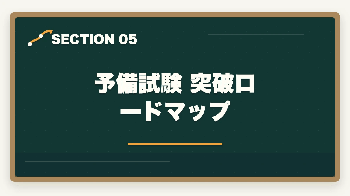 予備試験 突破ロードマップ|予備試験は「無理ゲー」じゃない!戦略と通信講座で合格を現実にする方法【2026年版】の図解